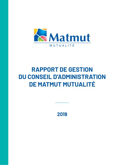 Mutuelle Assurance Travailleur Mutualiste 2019 Board of Directors' Management Report