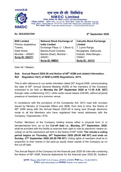 NMDC Ltd 2026 Integrated Report - Free PDF