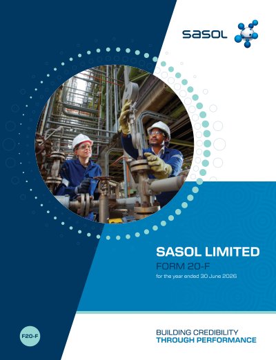 Sasol Ltd 2026 Annual Report - Free PDF